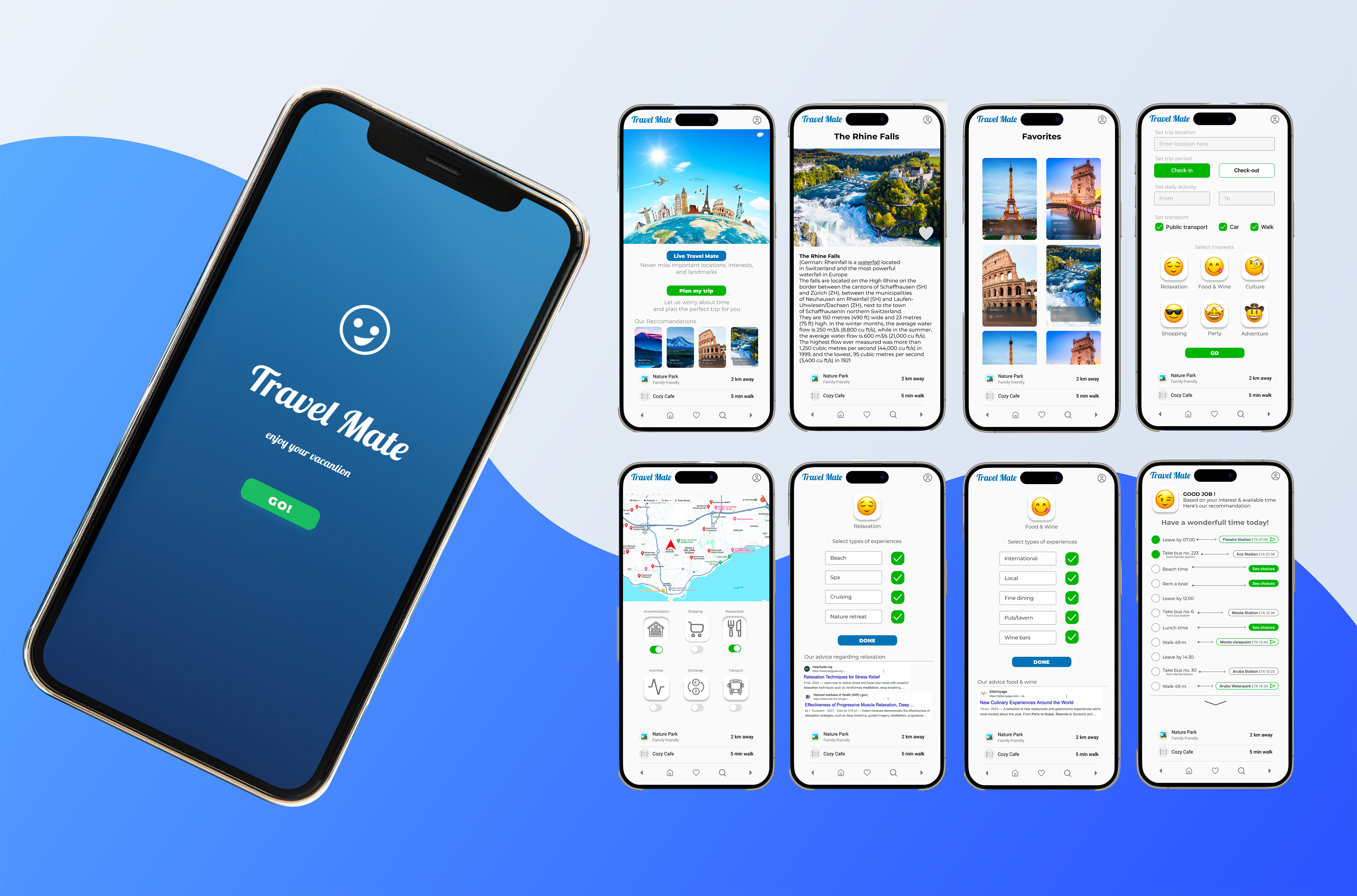 Travel Mate App Design